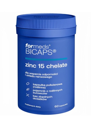 ZINK 15 CHELATE BICAPS 60 kaps FORMEDS