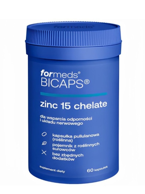 ZINK 15 CHELATE BICAPS 60 kaps FORMEDS