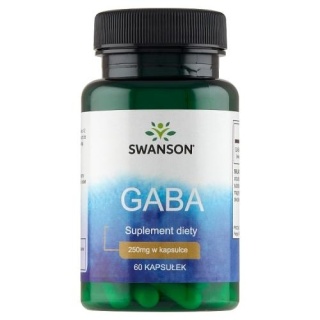 GABA KWAS GAMMA AMINOMASŁOWY 60kaps SWANSON