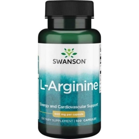 L-ARGININA 500 mg 100 kaps SWANSON