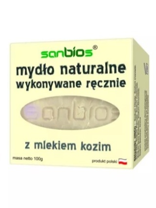 MYDŁO NATURALNE MLEKO KOZIE100g SANBIOS