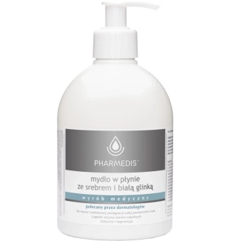 MYDŁO W PŁYNIE ZE SREBREM I GLINKĄ 500 ml PHARMEDIS