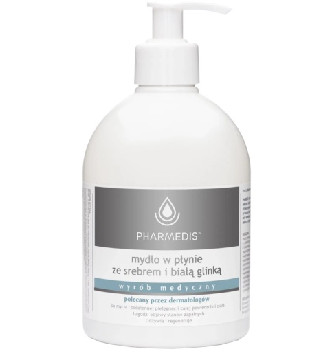 MYDŁO W PŁYNIE ZE SREBREM I GLINKĄ 500 ml PHARMEDIS
