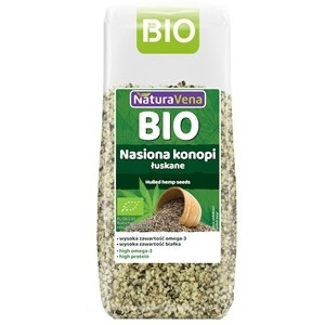 NASIONA KONOPI ŁUSKANE BIO 200 g NATURAVENA