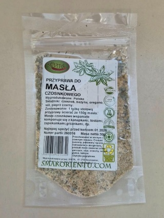 PRZYPRAWA DO MASŁA CZOSNKOWEGO 50g EVITA